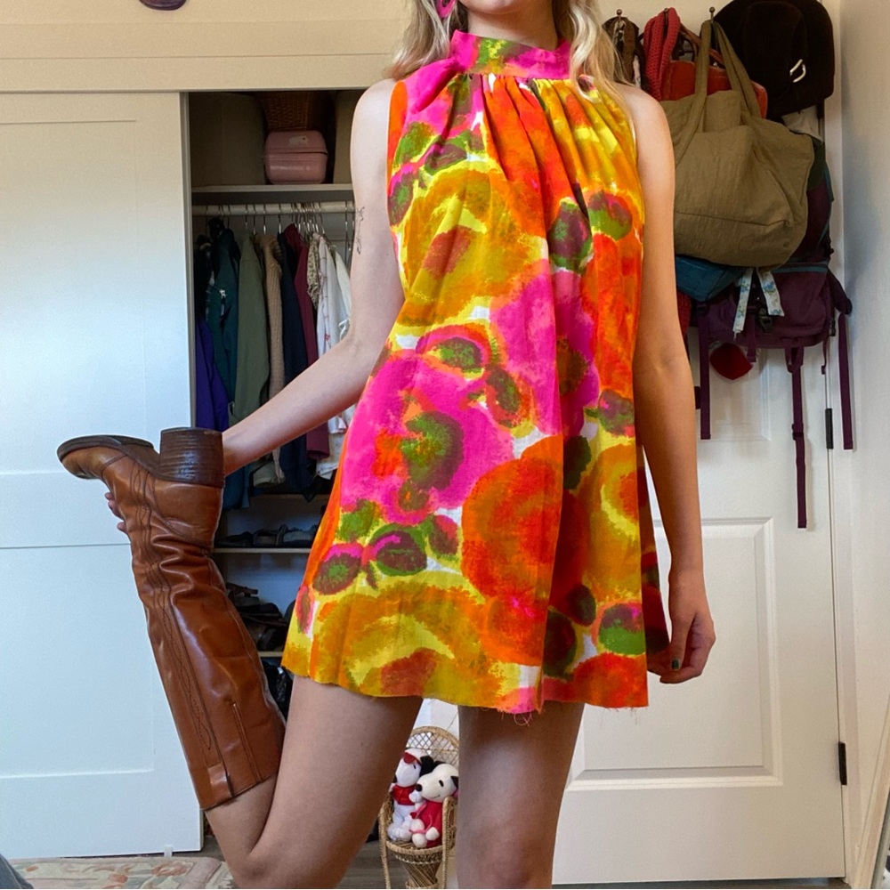 60s/70s vintage swing dress